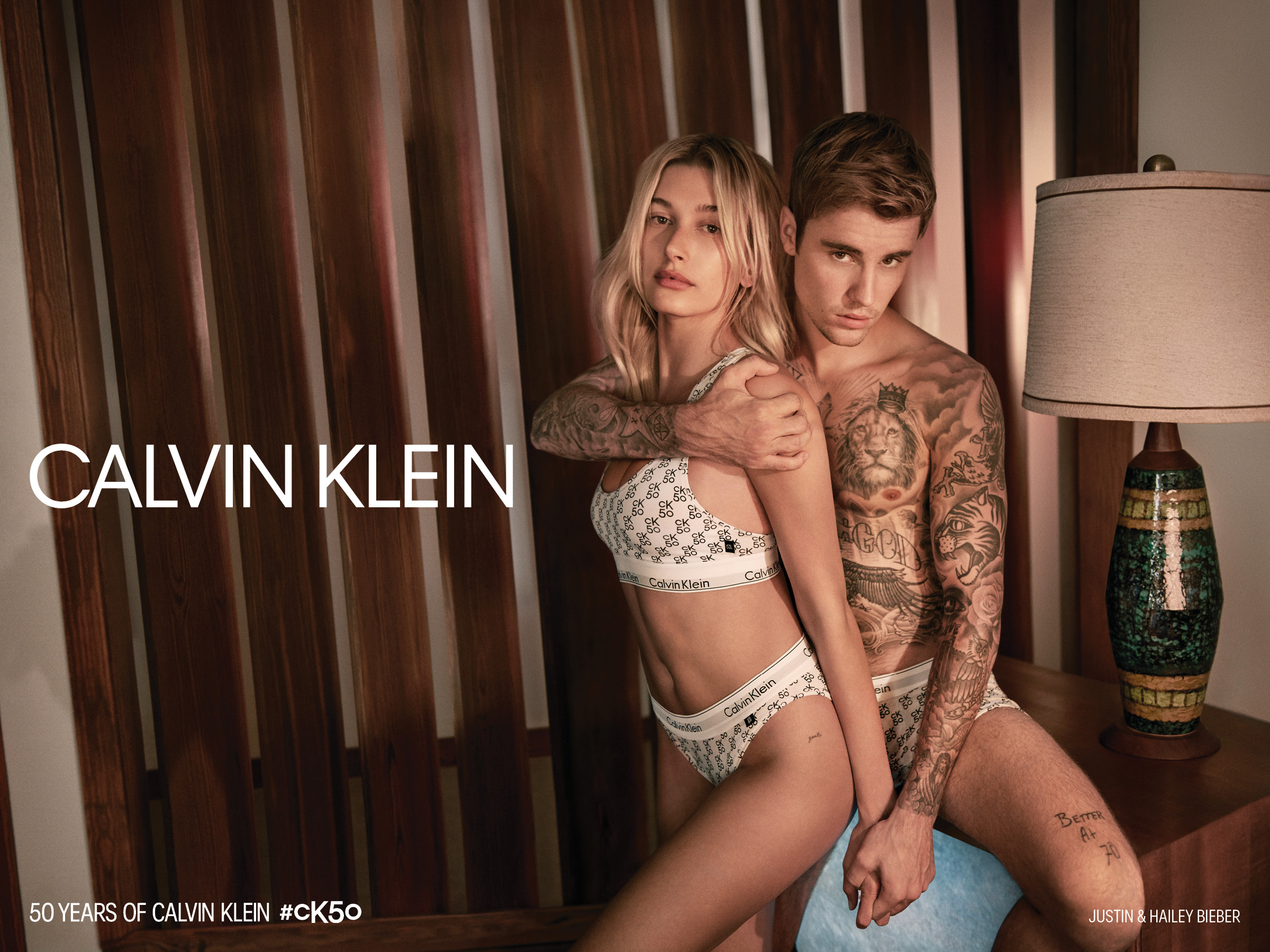 Calvin Klein Justin Bieber E Hailey Baldwin Testimonial Per I 50 Anni Del Brand 6661